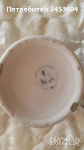 Ретро порцеланова каничка, снимка 2 - Антикварни и старинни предмети - 40686017