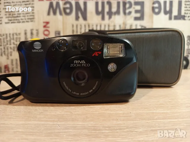 Лентов Фотоапарат"Minolta" Riva Zoom Pico.38-80mm., снимка 7 - Фотоапарати - 49333657