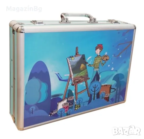 Комплект за рисуване в куфар, 158 части , снимка 5 - Рисуване и оцветяване - 49652275