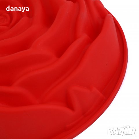 1717 Силиконова форма за кекс РОЗА форма за печене сладкиш цвете, снимка 7 - Форми - 30287480