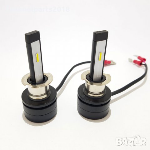 Диодни крушки за фар 3500 Н1-50W, 2броя, снимка 2 - Части - 31783886