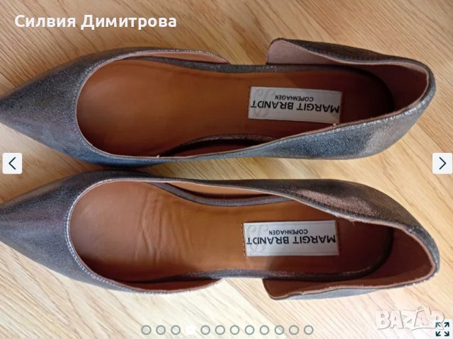 Страхотни обувки естесвена кожа -BOSS i Margit Brandt Copenhagen, снимка 16 - Дамски елегантни обувки - 42293308