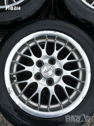 Джанти 5х112 15” с гуми Hankook, снимка 2 - Гуми и джанти - 51991231