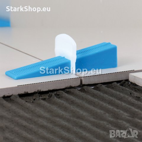 Клинове за нивелация на плочки 100бр., снимка 2 - Други инструменти - 40284002