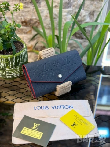 портмонета от естествена кожа louis vuitton , снимка 9 - Портфейли, портмонета - 51295014