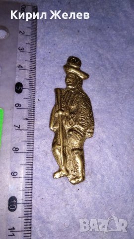 ПОЗЛАТЕНА МЕТАЛНА ФИГУРКА АРТ ВИСУЛКА ТРАДИЦИОНЕН СУВЕНИР от ПЕРУ 34579, снимка 2 - Колекции - 39062078