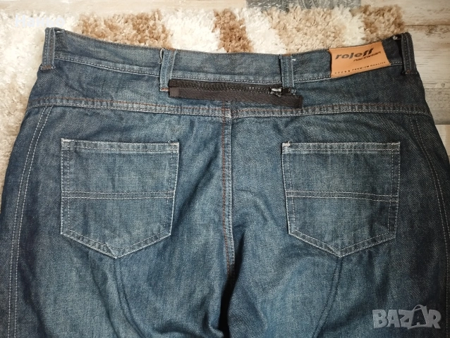 Мото дънки-Roleff-Kevlar!Размер-W38-L32!, снимка 6 - Мотоциклети и мототехника - 54029508