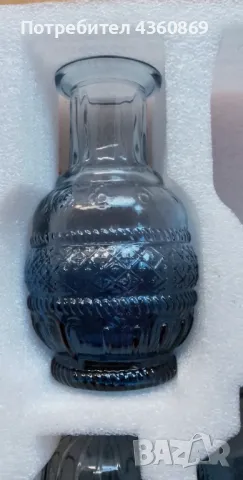 Вази,синьо стъкло, снимка 4 - Вази - 50021744