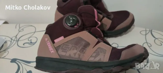 Продавам детски спортни обувки adidas Terrex Boa Mid Rain Ready, снимка 3 - Детски маратонки - 48262680