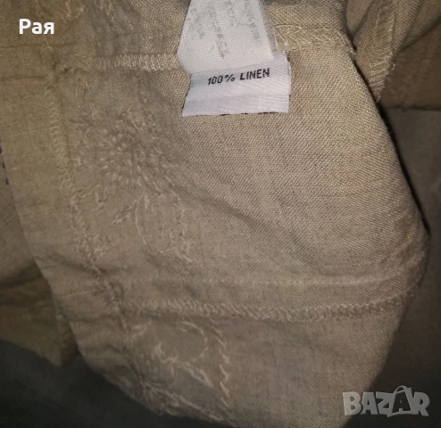 Дамски комплект от две части (потник и панталон) на марката L'altra Moda, изработен от 100% лен., снимка 8 - Комплекти - 50685064