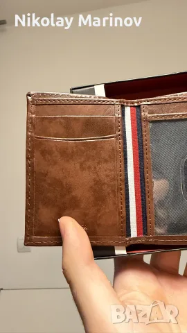 Tommy Hilfiger мъжко портомоне RFID, снимка 6 - Портфейли, портмонета - 56399835