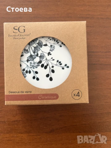 4 бр нови керамични подложки, снимка 4 - Декорация за дома - 50637889
