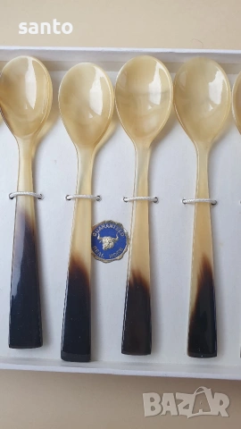 Винтиж лъжички от биволски рог, снимка 8 - Антикварни и старинни предмети - 53903922