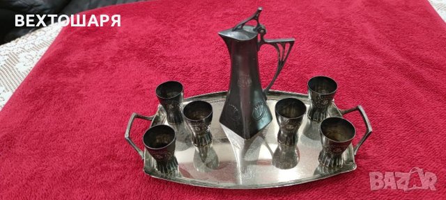 Старинен сребърен сервиз - WMF, снимка 5 - Антикварни и старинни предмети - 38780244