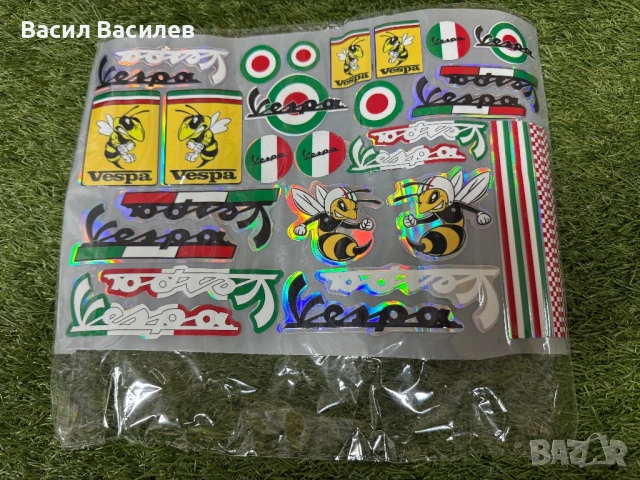 Светлотразителен комплект лепенки за Vespa