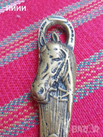 Бронзова обувалка кон, снимка 2 - Антикварни и старинни предмети - 54309003