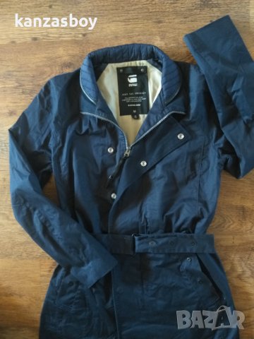 g-star minor long slim trench wmn - страхотен дамски тренч КАТО НОВ, снимка 8 - Якета - 38475326
