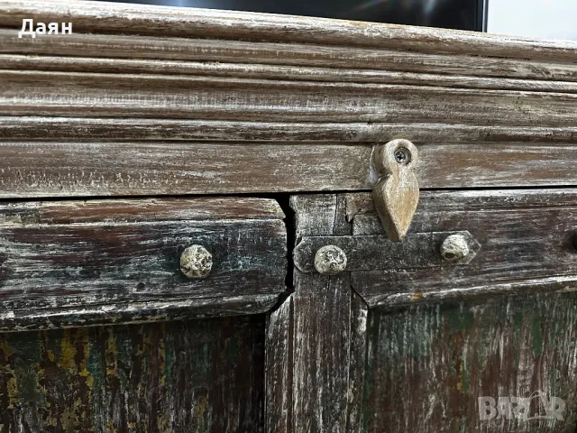 Старинен индийски масивен бюфет , снимка 7 - Бюфети - 49082795