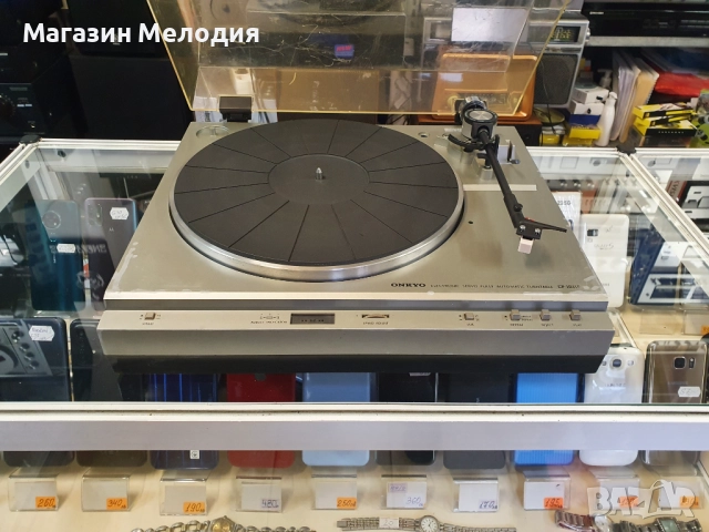 💽📻📀🎶 Грамофон ONKYO CP-1011P Отлично техническо състояние. Има забележки по външния вид ( видими, снимка 2 - Грамофони - 50575532