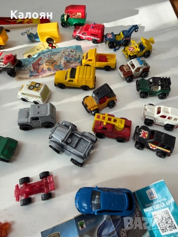 Kinder Surprise играчки лот колички, камиончета, мотори, снимка 8 - Колекции - 53097102