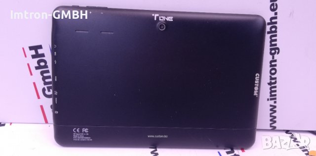 Таблет Custom Android Tone 10.1"  Lithium-ion polymer battery, 3.7V/6600mAH, DC 5V, 2A, снимка 2 - Таблети - 40030918