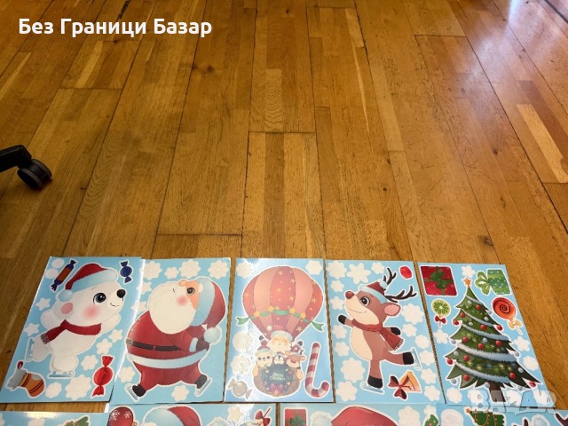 Нови стикери за прозорец Декорация Коледa многократна употреба Украса, снимка 3 - Други - 52454819