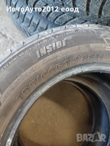 летни гуми 195/60/15 kumho , снимка 5 - Гуми и джанти - 51347430