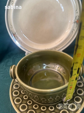 6 броя купички 350 мл с подложни чинийки, снимка 5 - Сервизи - 52864186