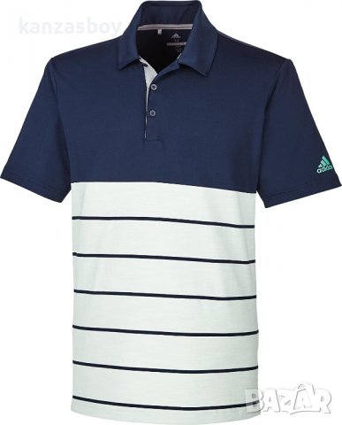 adidas GOLF Ultimate365 Heather Block Polo - страхотна мъжка тениска КАТО НОВА, снимка 2 - Тениски - 39580545