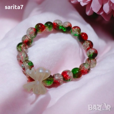 гривна Магия с красива перлена панделка 🎀, снимка 3 - Гривни - 53179816