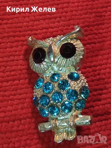 ФИГУРАЛНА ВИНТИДЖ АРТ КРИСТАЛНА БРОШКА БУХАЛЧЕ от БЛАГОРОДНА СТОМАНА 45614, снимка 11 - Други - 46219883