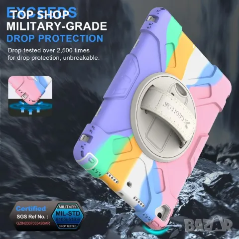 Калъф GROLEOA за iPad 9-то/8-мо/7-мо поколение 10.2" 2021/2020/2019, снимка 3 - Таблети - 49335583
