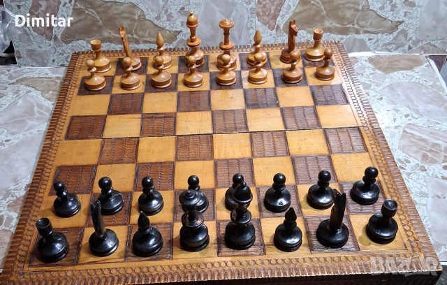 Продавам два броя ръчно изработен шах ! , снимка 5 - Антикварни и старинни предмети - 54038357