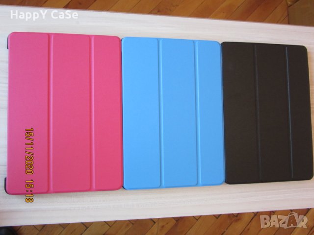 Apple iPad 9 8 7 10.2" / Air 5 4 10.9" / Mini 7 6 8.3" / Кожен калъф смарт кейс за таблет, снимка 12 - Таблети - 30299289