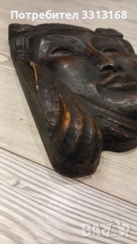 Дърворезба мома девица , снимка 3 - Декорация за дома - 52082897