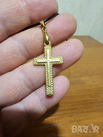 Бронзов православен кръст  за кръщене или подарък за да ви пази и закриля ., снимка 3 - Колиета, медальони, синджири - 52093310