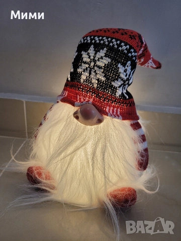 Светещ коледен гном