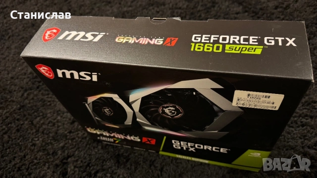 Видеокарта MSI Geforce GTX 1660 SUPER Gaming X 6GB