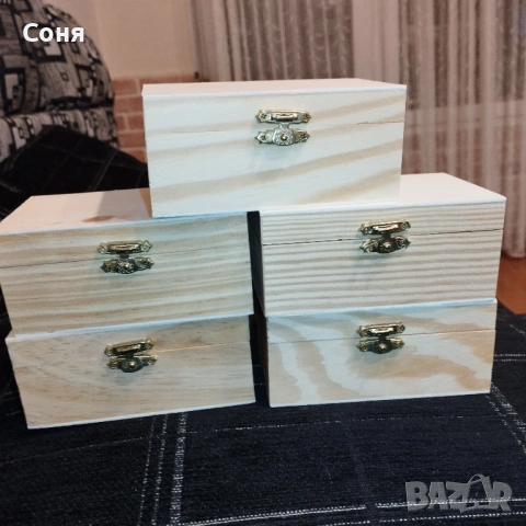 Дървени правоъгълни кутийки за вашите проекти и идеи 