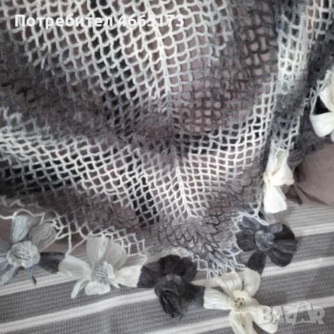 Дамски Шал меланж , снимка 3 - Шалове - 53025238