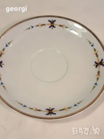 немски порцеланов двоен сет за кафе с цветя 7/4, снимка 3 - Сервизи - 49839978