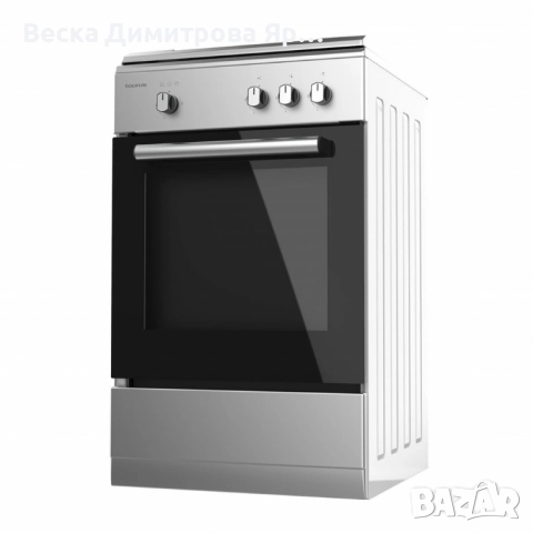 Газова печка Taurus CIG3FIXMG – 3 горелки, газова фурна 43L, инокс корпус, с дефект, снимка 4 - Печки, фурни - 52057780