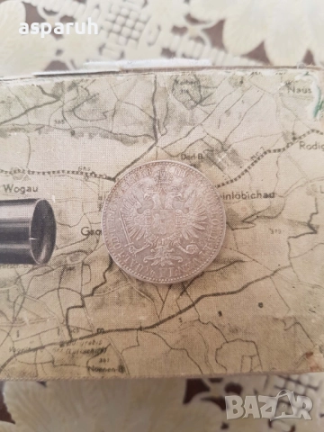 Монета 1858 АВСТРИЯ с крал Франц Йосиф 1/4 флорин сребро, снимка 3 - Нумизматика и бонистика - 52942497