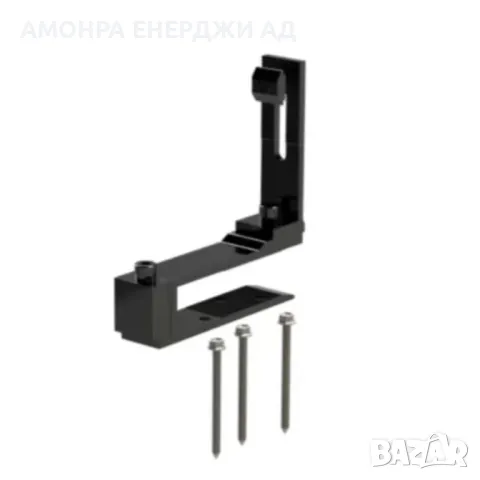 AR2 кука за керемиден покрив, регулируема, черна, AR2-TRH20 за монтаж на соларни системи, снимка 1