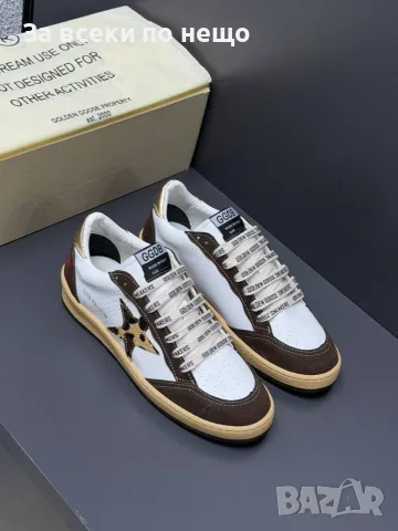 Golden Goose Дамски Маратонки С Кафяв Велур И Леопардова Звезда👟Дамски Спортни Обувки Код E110, снимка 8 - Маратонки - 55795687