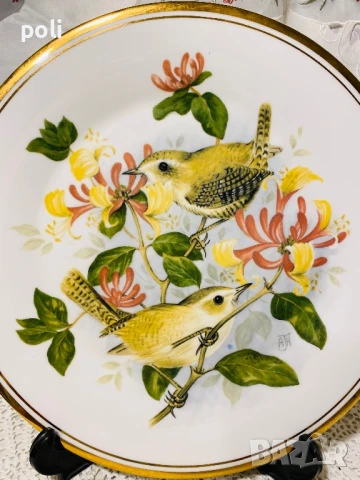 порцеланова чиния за стена , снимка 3 - Декорация за дома - 51111766