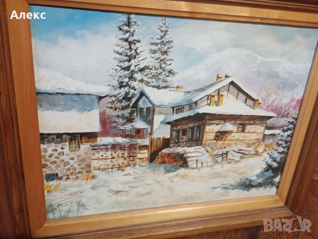 Масло на платно БГ автор!