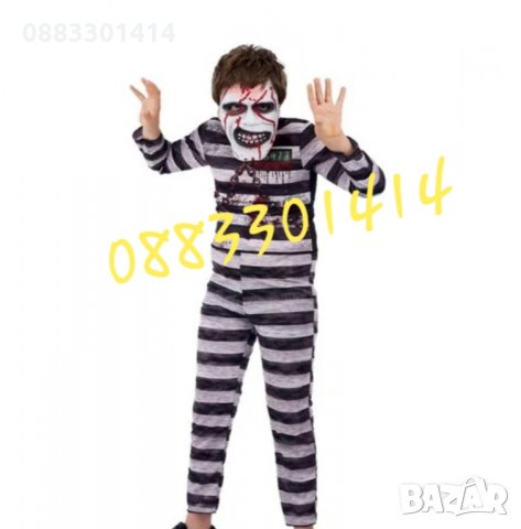 Детски карнавален костюм Зомби затворник Helloween Хелоуин 