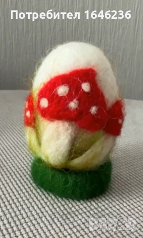 Великденски яйца, ръчно изработени с техниката иглонабиване, снимка 7 - Декорация за дома - 54008508