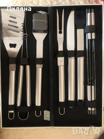 нов комплект за барбекю 10 части